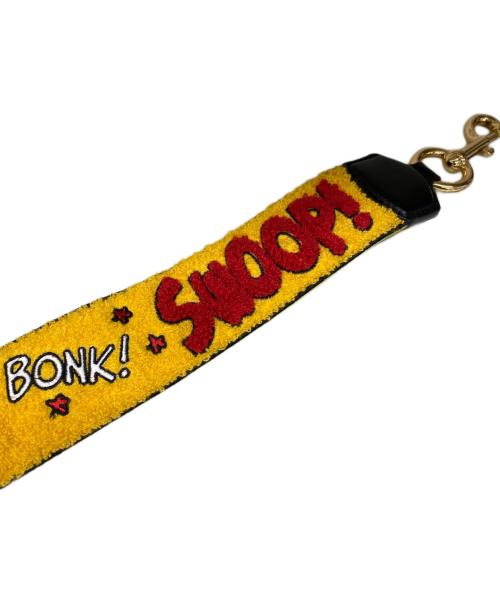 MARC JACOBS（マークジェイコブス）MARC JACOBS (マークジェイコブズ) Chenille Comic Strap Peanuts イエローの古着・服飾アイテム