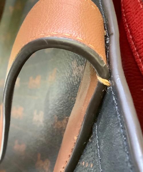 COACH（コーチ）COACH (コーチ) ホース アンド キャリッジ ドットプリント トートバッグ ブラック×ブラウンの古着・服飾アイテム