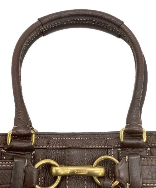 COACH（コーチ）COACH (コーチ) ハンプトンズ トートバッグ ブラウンの古着・服飾アイテム