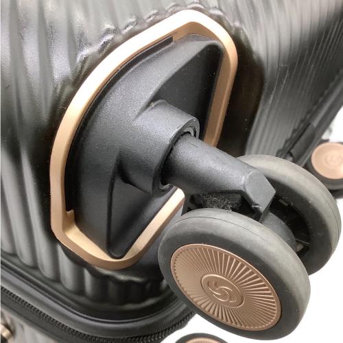 Samsonite BLACK LABEL（サムソナイトブラックレーベル）Samsonite BLACK LABEL (サムソナイトブラックレーベル) Richmond2（リッチモンド2）スピナー61 キャリーバッグ ブラック×ブラウン ブラック×ブラウンの古着・服飾アイテム