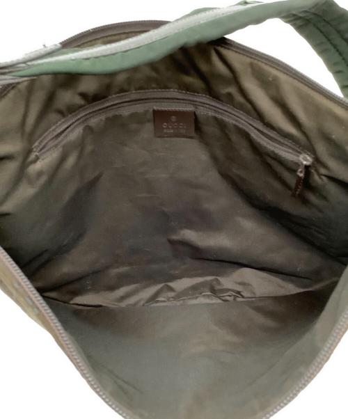 GUCCI（グッチ）GUCCI (グッチ) スウェードショルダーバッグ ブラウンの古着・服飾アイテム