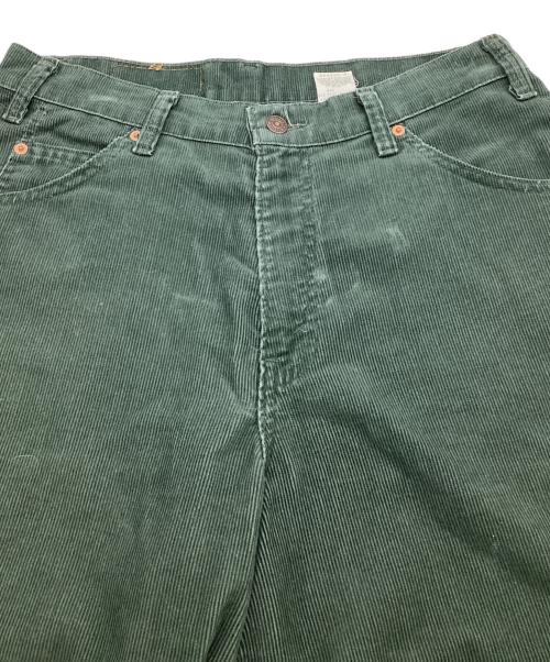 LEVI'S（リーバイス）LEVI'S (リーバイス) 565™ ワイドレッグ コーデュロイハーフパンツ グリーン サイズ:32の古着・服飾アイテム