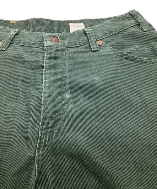 LEVI'S（リーバイス）LEVI'S (リーバイス) 565™ ワイドレッグ コーデュロイハーフパンツ グリーン サイズ:32の古着・服飾アイテム