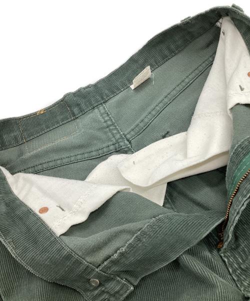 LEVI'S（リーバイス）LEVI'S (リーバイス) 565™ ワイドレッグ コーデュロイハーフパンツ グリーン サイズ:32の古着・服飾アイテム