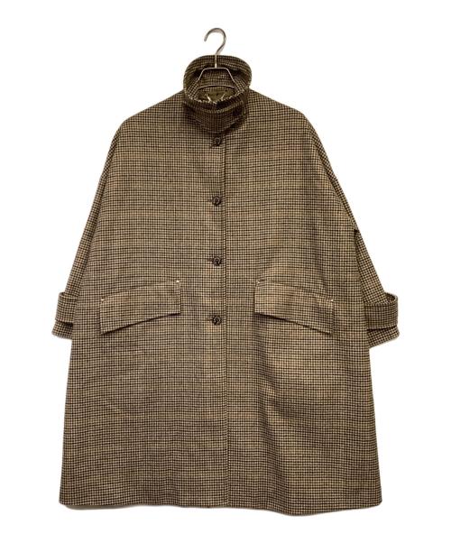 MACKINTOSH（マッキントッシュ）MACKINTOSH (マッキントッシュ) NEW HUMMIE LONG EX（ニュー ハンビー）ウール コート ブラウン サイズ:8の古着・服飾アイテム
