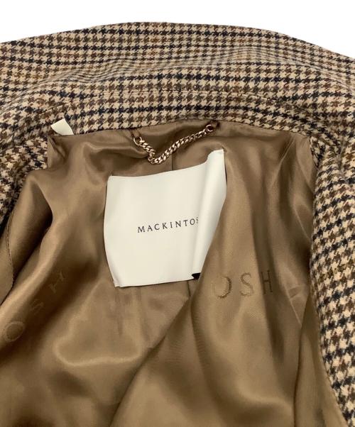 MACKINTOSH（マッキントッシュ）MACKINTOSH (マッキントッシュ) NEW HUMMIE LONG EX（ニュー ハンビー）ウール コート ブラウン サイズ:8の古着・服飾アイテム