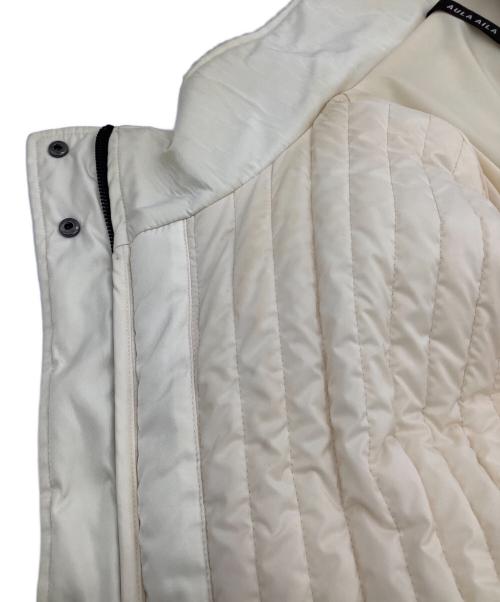 AULA AILA（アウラアイラ）AULA AILA (アウラアイラ) レイヤードブルゾン アイボリーの古着・服飾アイテム