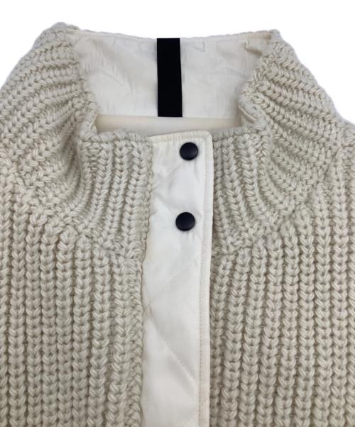 AULA AILA（アウラアイラ）AULA AILA (アウラアイラ) レイヤードブルゾン アイボリーの古着・服飾アイテム