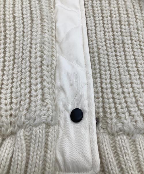 AULA AILA（アウラアイラ）AULA AILA (アウラアイラ) レイヤードブルゾン アイボリーの古着・服飾アイテム