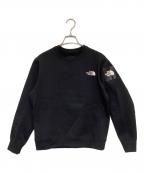 THE NORTH FACEザ ノース フェイス）の古着「スクエアロゴ クルー」｜ブラック