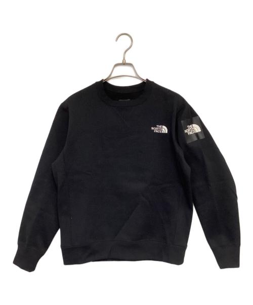 THE NORTH FACE（ザ ノース フェイス）THE NORTH FACE (ザ ノース フェイス) スクエアロゴ クルー ブラック サイズ:Sの古着・服飾アイテム