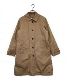 MHL（エムエイチエル）の古着「FIVE TOUGH POPLIN COAT ステンカラーコート」｜ベージュ