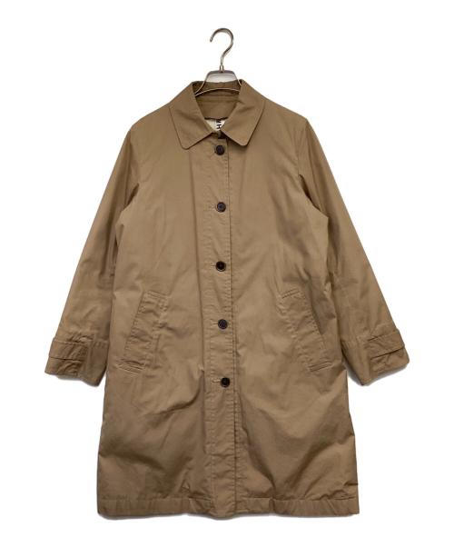 MHL（エムエイチエル）MHL (エムエイチエル) FIVE TOUGH POPLIN COAT ステンカラーコート ベージュ サイズ:Ⅱの古着・服飾アイテム