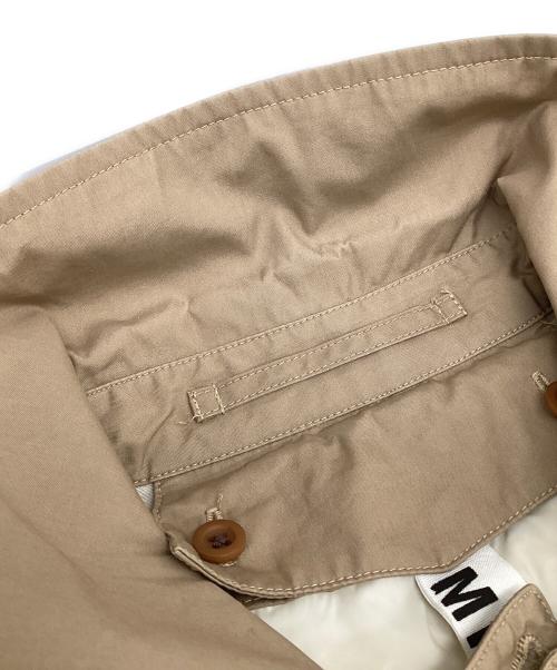 MHL（エムエイチエル）MHL (エムエイチエル) FIVE TOUGH POPLIN COAT ステンカラーコート ベージュ サイズ:Ⅱの古着・服飾アイテム