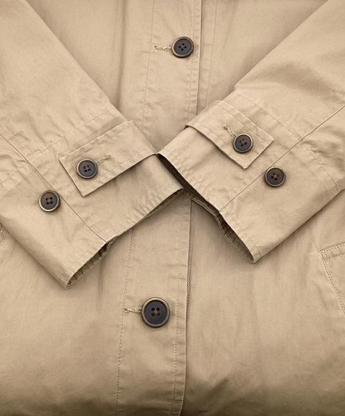 MHL（エムエイチエル）MHL (エムエイチエル) FIVE TOUGH POPLIN COAT ステンカラーコート ベージュ サイズ:Ⅱの古着・服飾アイテム
