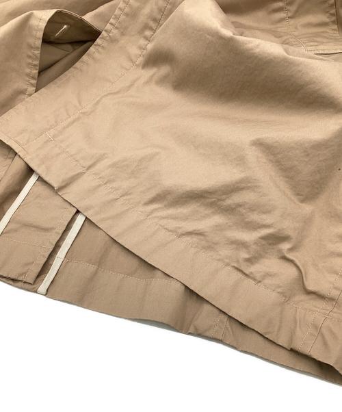 MHL（エムエイチエル）MHL (エムエイチエル) FIVE TOUGH POPLIN COAT ステンカラーコート ベージュ サイズ:Ⅱの古着・服飾アイテム