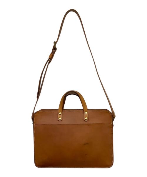 Herz（ヘルツ）Herz (ヘルツ) 2wayビジネスバッグ ブラウンの古着・服飾アイテム