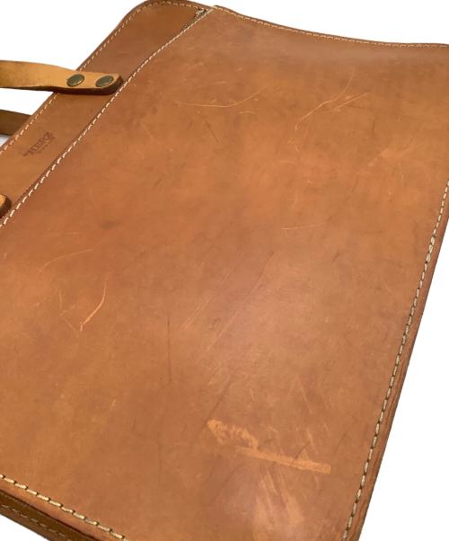 Herz（ヘルツ）Herz (ヘルツ) 2wayビジネスバッグ ブラウンの古着・服飾アイテム