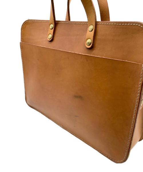 Herz（ヘルツ）Herz (ヘルツ) 2wayビジネスバッグ ブラウンの古着・服飾アイテム