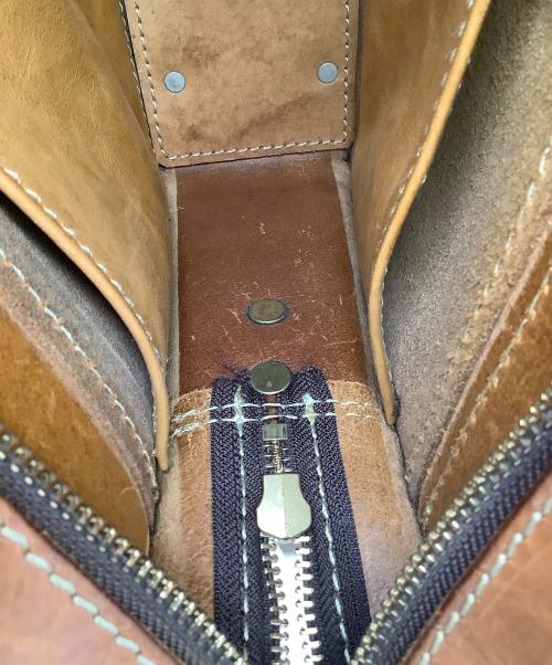 Herz（ヘルツ）Herz (ヘルツ) 2wayビジネスバッグ ブラウンの古着・服飾アイテム