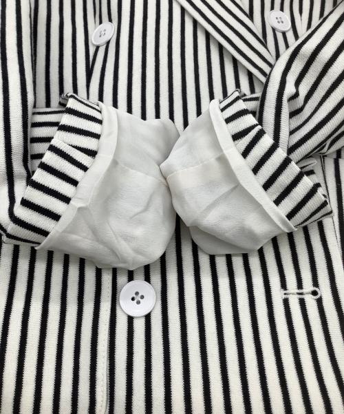 Polo by RalphLauren（ポロ バイ ラルフローレン）Polo by RalphLauren (ポロ バイ ラルフローレン) ダブルジャケット ホワイト×ブラック サイズ:2の古着・服飾アイテム