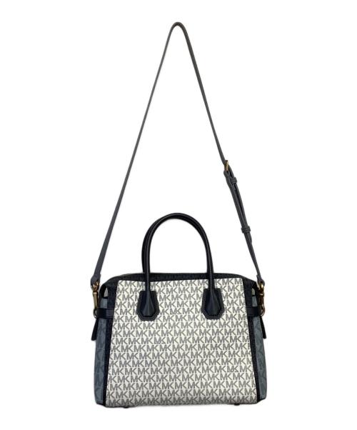 MICHAEL KORS（マイケル・コース）MICHAEL KORS (マイケル・コース) サッチェル 2WAYバッグ ブルーの古着・服飾アイテム