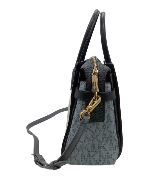 MICHAEL KORS（マイケル・コース）MICHAEL KORS (マイケル・コース) サッチェル 2WAYバッグ ブルーの古着・服飾アイテム