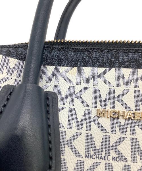 MICHAEL KORS（マイケル・コース）MICHAEL KORS (マイケル・コース) サッチェル 2WAYバッグ ブルーの古着・服飾アイテム