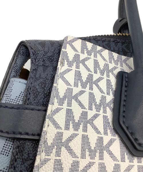 MICHAEL KORS（マイケル・コース）MICHAEL KORS (マイケル・コース) サッチェル 2WAYバッグ ブルーの古着・服飾アイテム