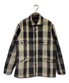 WESTRIDE CYCLE TOGS（ウエストライド サイクルトグズ）の古着「チェック柄ジャケット」｜ネイビー×ベージュ