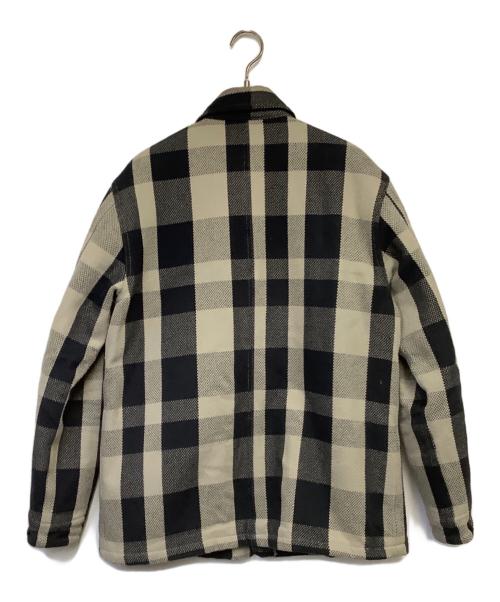 WESTRIDE CYCLE TOGS（ウエストライド サイクルトグズ）WESTRIDE CYCLE TOGS (ウエストライド サイクルトグズ) チェック柄ジャケット ネイビー×ベージュ サイズ:38の古着・服飾アイテム