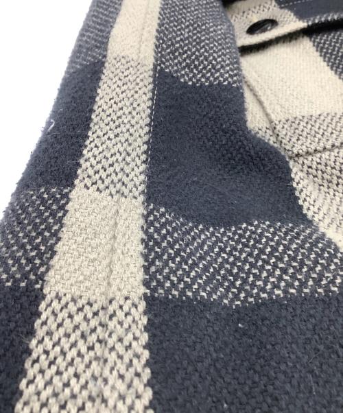 WESTRIDE CYCLE TOGS（ウエストライド サイクルトグズ）WESTRIDE CYCLE TOGS (ウエストライド サイクルトグズ) チェック柄ジャケット ネイビー×ベージュ サイズ:38の古着・服飾アイテム