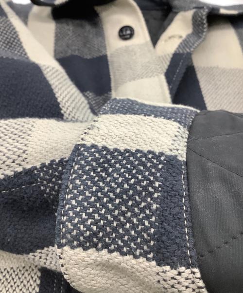 WESTRIDE CYCLE TOGS（ウエストライド サイクルトグズ）WESTRIDE CYCLE TOGS (ウエストライド サイクルトグズ) チェック柄ジャケット ネイビー×ベージュ サイズ:38の古着・服飾アイテム