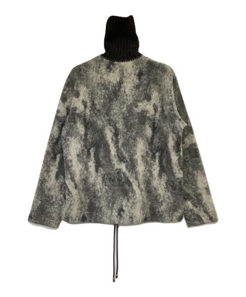 DIRK BIKKEMBERGS（ダークビッケンバーグ）DIRK BIKKEMBERGS (ダークビッケンバーグ) 総柄ニット アイボリー×グレー サイズ:Sの古着・服飾アイテム