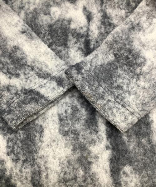 DIRK BIKKEMBERGS（ダークビッケンバーグ）DIRK BIKKEMBERGS (ダークビッケンバーグ) 総柄ニット アイボリー×グレー サイズ:Sの古着・服飾アイテム