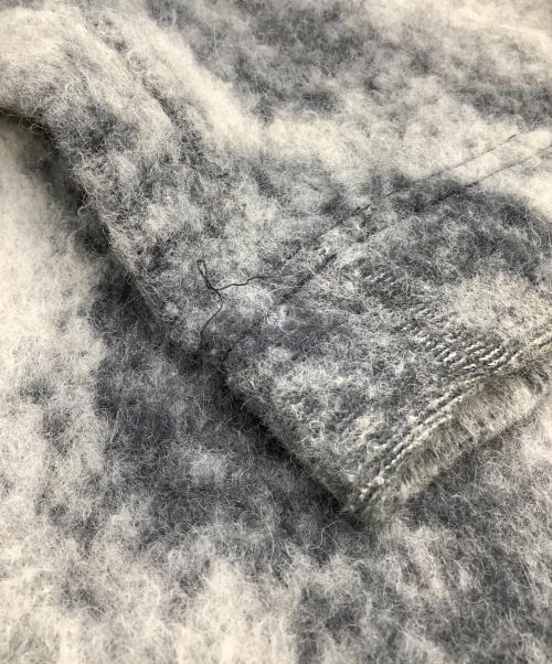 DIRK BIKKEMBERGS（ダークビッケンバーグ）DIRK BIKKEMBERGS (ダークビッケンバーグ) 総柄ニット アイボリー×グレー サイズ:Sの古着・服飾アイテム