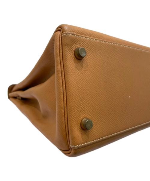 HERMES（エルメス）HERMES (エルメス) ケリー32 内縫い ライトブラウン系×ゴールド金具 サイズ:32の古着・服飾アイテム