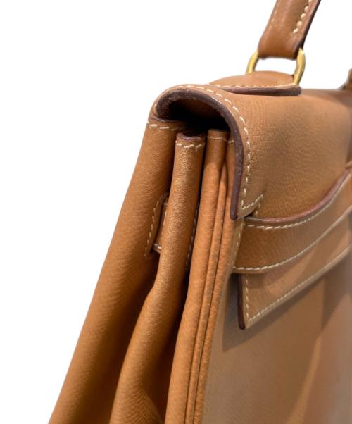 HERMES（エルメス）HERMES (エルメス) ケリー32 内縫い ライトブラウン系×ゴールド金具 サイズ:32の古着・服飾アイテム