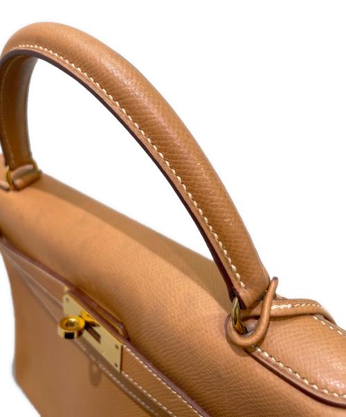 HERMES（エルメス）HERMES (エルメス) ケリー32 内縫い ライトブラウン系×ゴールド金具 サイズ:32の古着・服飾アイテム