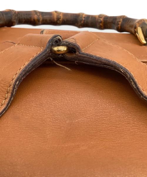 GUCCI（グッチ）GUCCI (グッチ) バンブー リュック ブラウンの古着・服飾アイテム