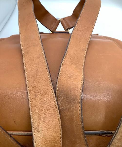 GUCCI（グッチ）GUCCI (グッチ) バンブー リュック ブラウンの古着・服飾アイテム