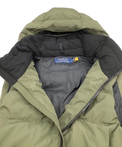 POLO RALPH LAUREN（ポロ・ラルフローレン）POLO RALPH LAUREN (ポロ・ラルフローレン) ダウンベスト カーキ サイズ:Sの古着・服飾アイテム