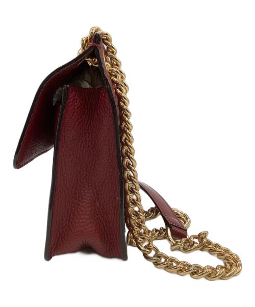 MICHAEL KORS（マイケル・コース）MICHAEL KORS (マイケル・コース) チェーンショルダーバッグ レッドの古着・服飾アイテム