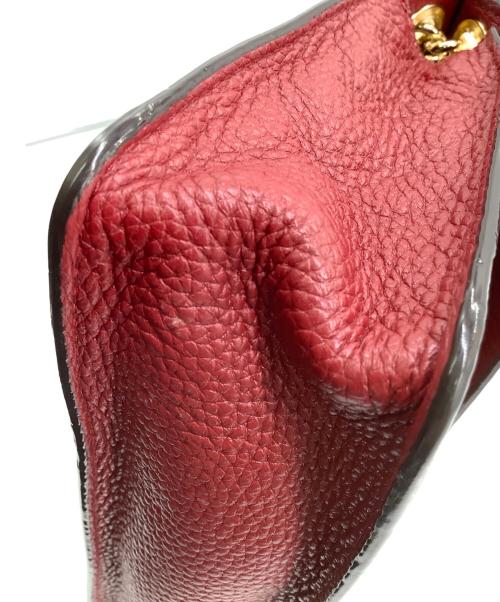 MICHAEL KORS（マイケル・コース）MICHAEL KORS (マイケル・コース) チェーンショルダーバッグ レッドの古着・服飾アイテム