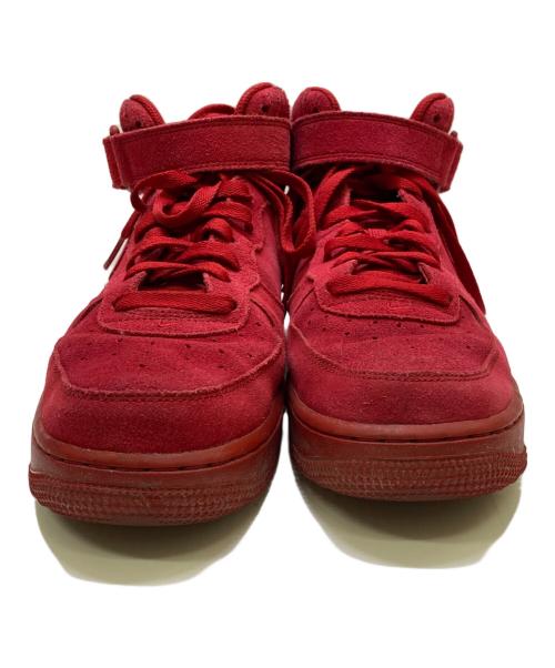 NIKE（ナイキ）NIKE (ナイキ) AIR FORCE 1 MID 07 レッド サイズ:US8.5の古着・服飾アイテム