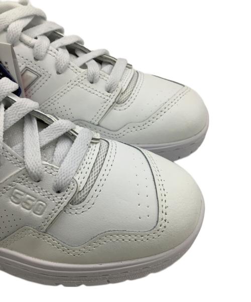 NEW BALANCE（ニューバランス）NEW BALANCE (ニューバランス) BB550 スニーカー ホワイト サイズ:23.5㎝の古着・服飾アイテム