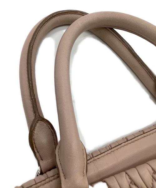 MIU MIU（ミュウミュウ）MIU MIU (ミュウミュウ) マテラッセ 2WAYバッグ ピンクの古着・服飾アイテム