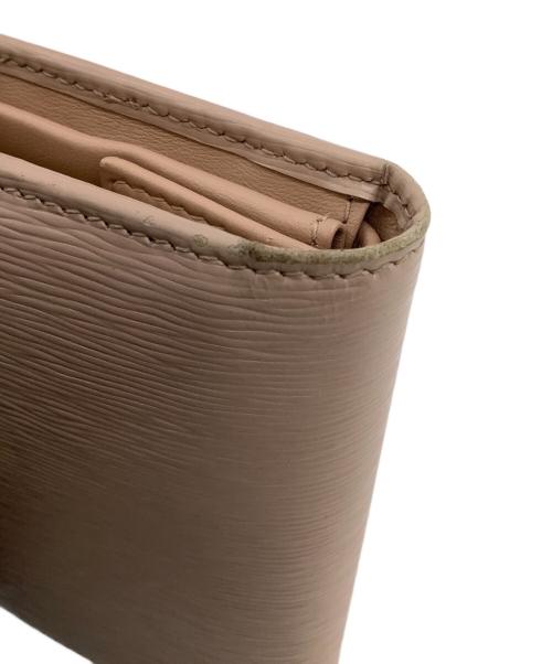 PRADA（プラダ）PRADA (プラダ) エピ 2つ折り財布 ベージュの古着・服飾アイテム