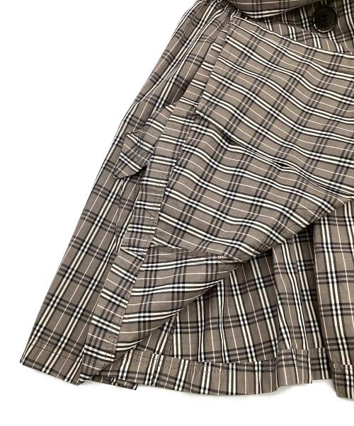 BURBERRY BLUE LABEL（バーバリー ブルー レーベル）BURBERRY BLUE LABEL (バーバリー ブルー レーベル) トレンチコート ブラウン サイズ:38の古着・服飾アイテム