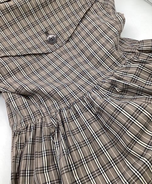 BURBERRY BLUE LABEL（バーバリー ブルー レーベル）BURBERRY BLUE LABEL (バーバリー ブルー レーベル) トレンチコート ブラウン サイズ:38の古着・服飾アイテム